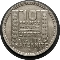 10 Francs Turin Grosse Tête  1947 B   - France / KM#908 - 10 Francs