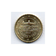 SLOVAQUIE - KM 98 - 10 CENT 2009 - CHATEAU DE BRATISLAVA - SPL - Slovaquie