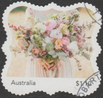 AUSTRALIA - DIE-CUT - USED - 2020 $1.10 "MyStamps" - Roses, Wedding Gown - Usados