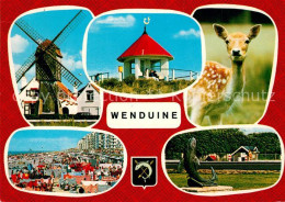 73246083 Wenduine Muehle Strand Fischdenkmal Wenduine - Wenduine