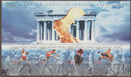 Poland 2004 Olympic Games In Athens Souvenir Sheet MNH/**. Postal Weight Approx 99 Gramms. Please Read Sales - Verano 2004: Atenas