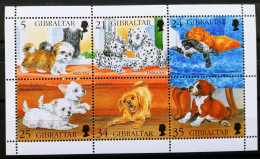 GIBRALTAR - IVERT 758/63 NUEVOS ** - FAUNA DOMESTICA PERROS - Gibraltar