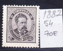 STAMPS-PORTUGAL-1882-UNUSED-SEE-SCAN-NO-GUM - Unused Stamps