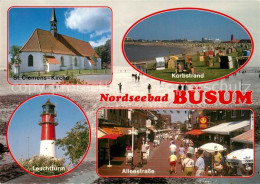 73241207 Buesum Nordseebad Leuchtturm Alleestrasse Strand Buesum Nordseebad - Buesum