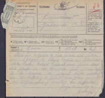 Télégramme Déposé à NAMUR - Càd Arrivée ANDENNE STAT./4 VI 1922 Pour Commandant De La Gendarmerie D'Andenne - Télégrammes