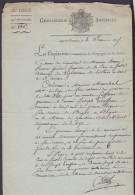 Gendarmerie Impériale - Ordre Daté 4 Juin 1807 De AIX-LA-CHAPELLE Pour Le Transfert Du Prisonnier Joseph Truffeau à La P - Décrets & Lois