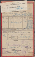 Bordereau D'envoi De Colis De Prisonnier De TREKNITZ Allemagne Février 1916 Pour MONS - Via BRESLAU & NAMUR - Vignette [ - Prigionieri