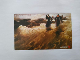 China Transport Cards, Oil Painting,Ilya Yafimovich Repin,metro Card,shanghai City,big Size Card, Size=4 Cards,(1pcs) - Sin Clasificación