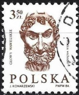 Poland 1985 - Mi 2960 - YT 2772 ( Carved Wawel Head ) - Oblitérés