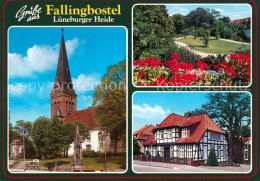 73240288 Fallingbostel Kirche Fachwerkhaeuser Park Fallingbostel - Fallingbostel