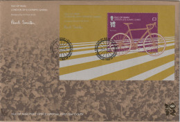 Isle Of Man 2012 Olympic Games London Souvenir Sheet FDC. Weight 0,04 Kg. Please Read Sales Conditions Under - Estate 2012: London