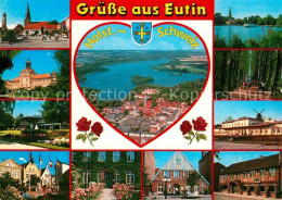 73240265 Eutin Kirche Markt Schloss Fliegeraufnahme Rosengarten  Eutin - Eutin