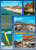 73239559 Groemitz Ostseebad Seebruecke Strand Surfer Stadtansicht Chronik Groemi - Groemitz