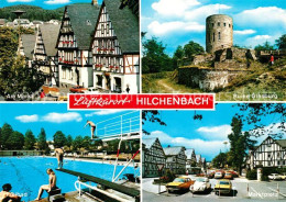 73238395 Hilchenbach Siegerland Markt Ruine Ginsburg Schwimmbad Marktplatz Hilch - Hilchenbach