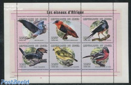 Niger 2000 Birds 6v M/s, Mint NH, Nature - Birds - Niger (1960-...)
