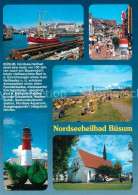 73237945 Buesum Nordseebad Hafen Leuchtturm Kirche Promenade Buesum Nordseebad - Büsum