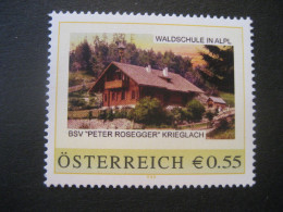 Österreich- PM Krieglach 8002877, Waldschule Alpl ** Ungebraucht - Timbres Personnalisés