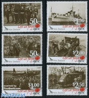 New Zealand 2009 ANZAC 6v, Mint NH, History - Transport - Militarism - World War II - Helicopters - Aircraft & Aviatio.. - Neufs