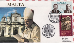 1990-Malta Volo Di Rientro Visita Di S.S. Giovanni Paolo II^La Valletta Vaticano - Malte