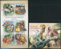 Mozambique 2011 Rodents 2 S/s, Mint NH, Nature - Animals (others & Mixed) - Mosambik