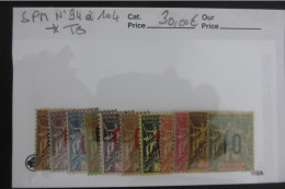 St PIERRE & MIQUELON  N°94 à 104 NEUF* TB COTE 30 EUROS VOIR SCANS - Unused Stamps
