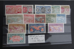 St PIERRE & MIQUELON  N°105 à 117A NEUF* TB COTE 38 EUROS VOIR SCANS - Nuevos