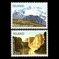 Iceland 1986 Europa CEPT (**) Mi 648-49 - €6,-; Y&T 601-02 - € 16,- - 1986