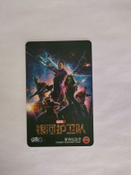 China Transport Cards, Movie, Marvel, Guardians Of The Galaxy,metro Card, Shanghai City, (1pcs) - Non Classés