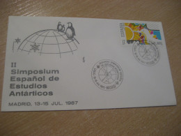 MADRID 1987 Estudio Antarticos Antarctic Penguin Penguins Cover SPAIN South Pole Polar Antarctique Antarctics Antarctica - Penguins