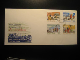 WANGANUI 1984 Antarctic Geology Research FDC Cancel Cover NEW ZEALAND South Pole Polar Antarctics Antarctica Antarctique - Onderzoeksstations