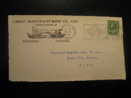 WINNIPEG 1926 Manufacturers Manufacturing Cancel Frontal Front Cover CANADA North Pole Polar Arctic Arctique - Sonstige & Ohne Zuordnung