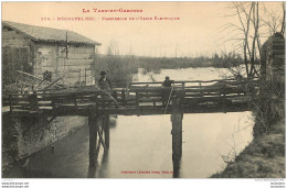 NEGREPELISSE PASSERELLE DE L'USINE ELECTRIQUE PECHEURS A LA LIGNE - Negrepelisse