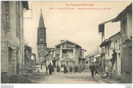 NEGREPELISSE  AVENUE DE BIOULE ET L'EGLISE - Negrepelisse