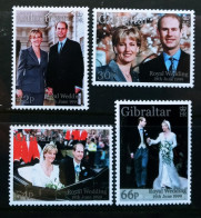 GIBRALTAR - IVERT 889/90 +894/95 NUEVOS ** BODA REAL PRINCIPE EDUARDO Y MIS SOFIA RHYS-JONES - Gibraltar