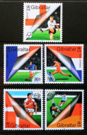 GIBRALTAR - IVERT 906/10 NUEVOS ** COPA DE EUROPA DE FUTBOL - EURO 2000 - Gibraltar