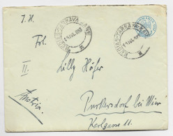 ROMANIA 1858 1933  SOLO LETTRE COVER MEDIAS TARNA 14 JUL 1933 TO AUSTRIA - Lettres & Documents