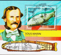 1994. ROUAME DU CAMBODGE. Submarines. „Ictineo By Narciso Monturiol 1859. Block.  (Michel Block 208) - JF542901 - Kambodscha