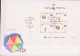 Madère - Madeira - Portugal FDC 1989 Y&T N°BF10 - Michel N°B10 - EUROPA - Madère