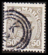 1924. DANMARK. Christian X. 50 ØRE With Fine Cancel K 2.  (Michel 126) - JF542989 - Used Stamps