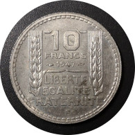 1947 B  - 10 Francs Turin Cupronickel, Petite Tête  France - 10 Francs