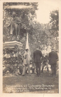BURLINGTON (VT) Dediction Of Lafayete Monument, Anniversary Day 1919, Maj. Mayle At Left - REAL PHOTO Bessey - Burlington