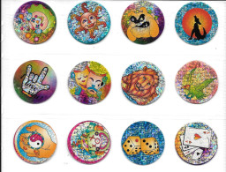 DG12 - SERIE 12 POGS ROYCO AIKI NODLES - Altri & Non Classificati