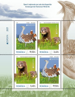 ROMANIA - EUROPA CEPT- 2021 - ENDANGERED  WILDLIFE - M/S - Blocks  Model II With 4 Stamps(2 Sets)  MNH** - 2021