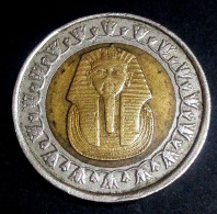EGYPT - 1 Pound 2005 - First Tut Bi-Metallic Non Magnetic Issue. Km 940, Perfect, Agouz - Egypte