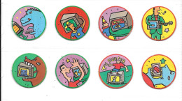 DG05 - SERIE 8 POGS TELE VISION - Altri & Non Classificati