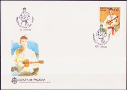 Europa CEPT 1985 Madère - Madeira - Portugal FDC Y&T N°102 - Michel N°97 - 60e EUROPA - 1985