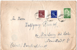 L75932 - Finnland - 1950 - 5Mk Tbc '49 MiF A Bf MIKKELI -> Westdeutschland - Storia Postale