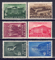 Ungarn 1938 - Uni Debrecen, Nr. 585 - 590, Postfrisch ** / MNH - Unused Stamps