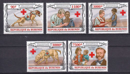 172 BURUNDI 2013 - Y&T 2002/05 Du BF 340 - Croix Rouge Henry Dunant - Neuf ** (MNH) Sans Charniere - Unused Stamps