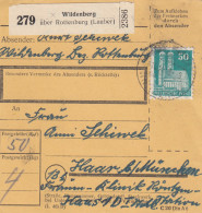 BiZone Paketkarte 1948: Wildenberg Nach Haar, Frauenklinik, Röntgenhaus - Covers & Documents